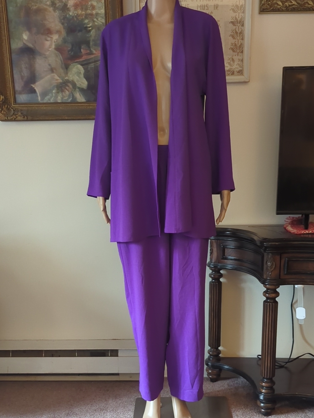 Vintage Jean Muir Crepe Pant Suit